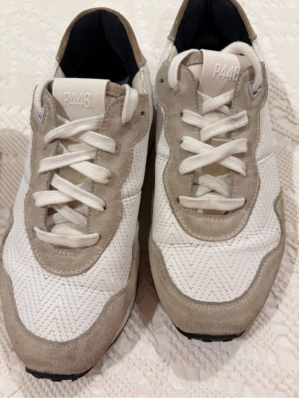 Authentic women’s P448 luxury Cancun sneakers in women’s size 7 (37)